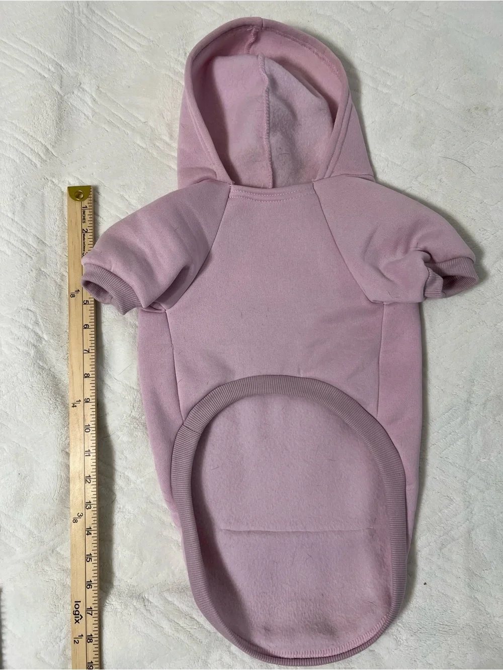 BAOBICUTE Lavender Hooded Dog Sweatshirt with Front Pocket